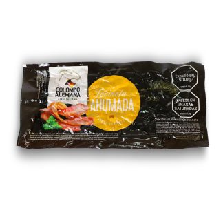 Tocineta ahumada de cerdo dorada y crujiente – Colombo Alemana