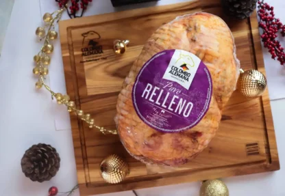 Pavo ahumado relleno en medallones festivos – Colombo Alemana