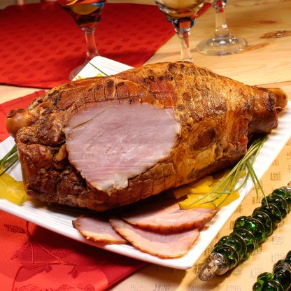 Pernil de cerdo con hueso entero y jugoso – Colombo Alemana