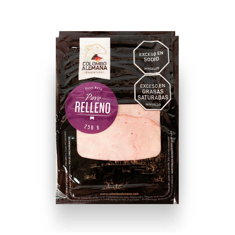 Pavo ahumado relleno en medallones festivos – Colombo Alemana