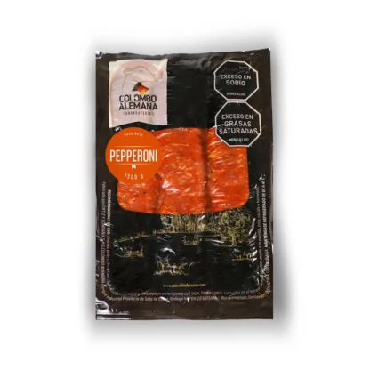 Pepperoni tipo americano en rodajas finas – Colombo Alemana