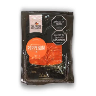 Pepperoni tipo americano en rodajas finas – Colombo Alemana
