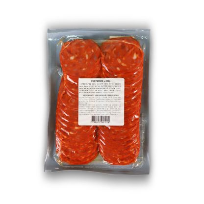 Pepperoni tipo americano en rodajas finas – Colombo Alemana
