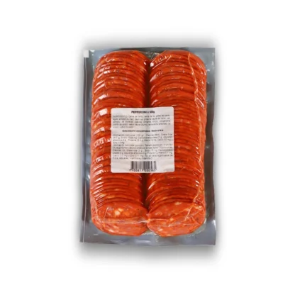 Pepperoni tipo americano en rodajas finas – Colombo Alemana