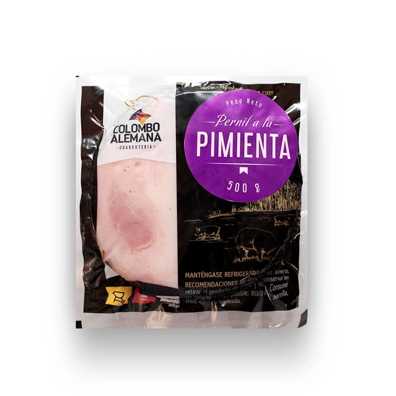 Pernil de cerdo a la pimienta en lonchas finas – Colombo Alemana