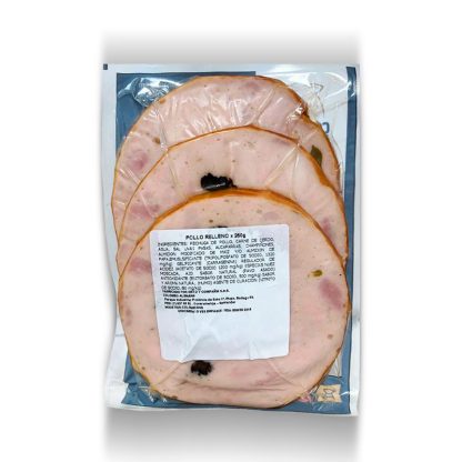 Pollo ahumado relleno en medallones listos para servir – Colombo Alemana