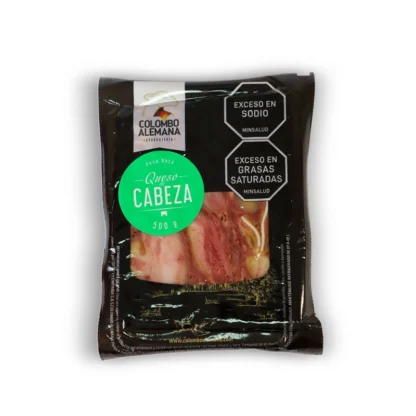 Queso de cabeza en lonchas con textura gelatinosa – Colombo Alemana